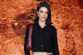 Photos: Kendall Jenner’s ‘Face Card Never Disappoints’ in All-Black Look for Chanel Show