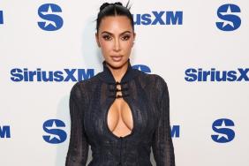 Kim Kardashian Turns Heads in Sheer Knit Outfit
