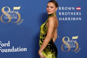 Brooks Nader Is ‘Breathtaking’ in Backless Velvet Dress