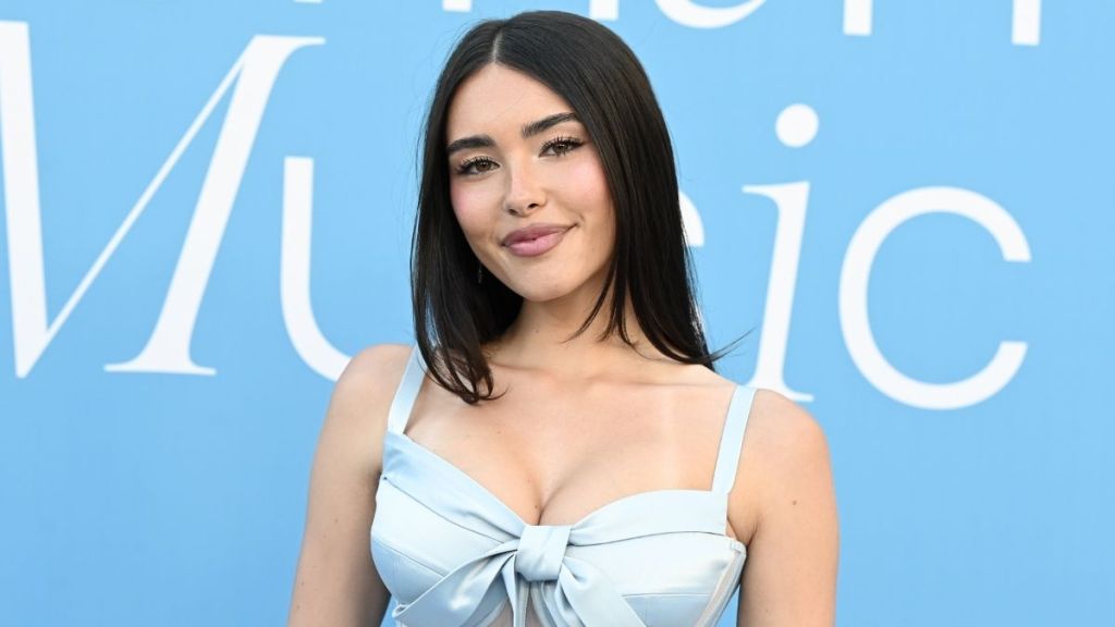 Madison Beer Turns Heads in Sheer White Mini Dress