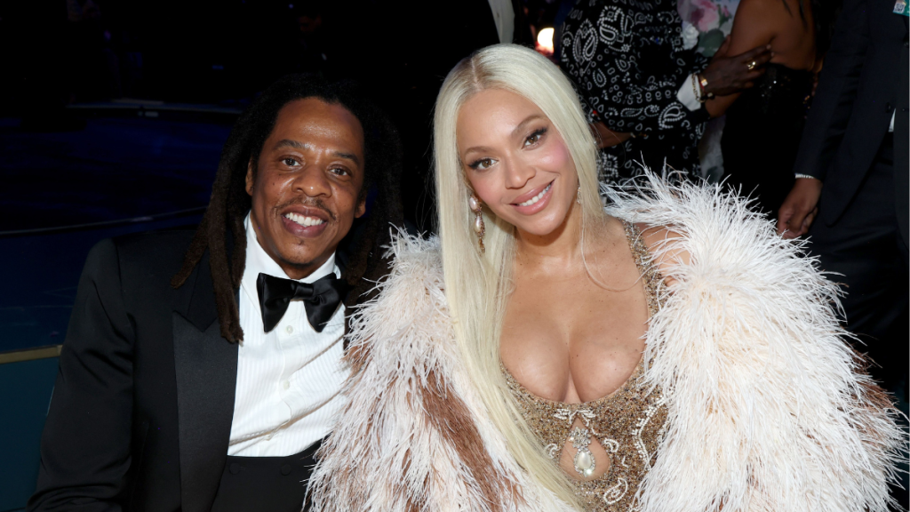 Beyonce with Jay Z