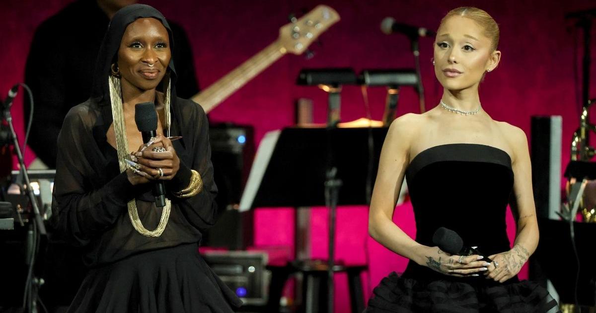 Ariana Grande & Cynthia Erivo Rescue Girl After Drink Spill Incident