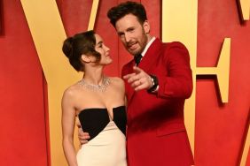 chris evans and wife