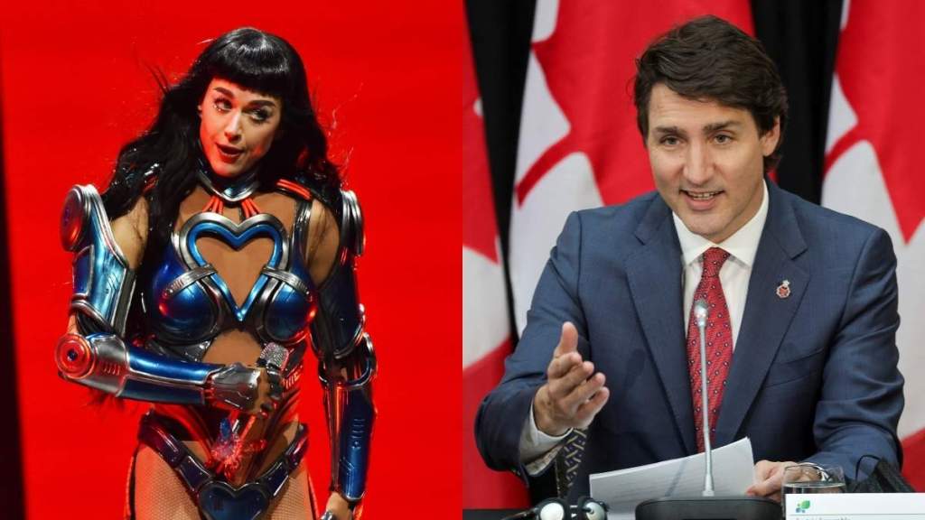katy perry justin trudeau