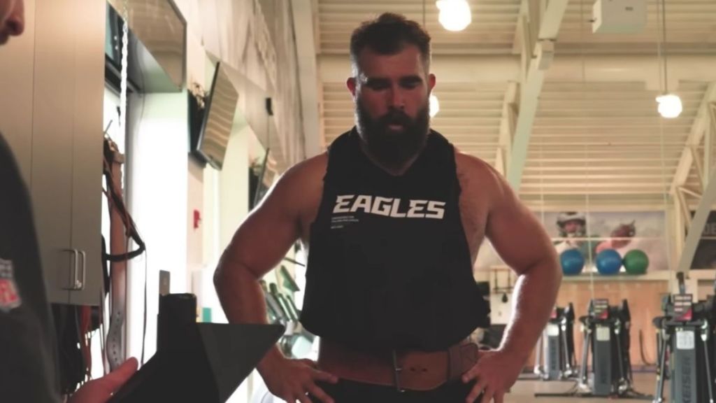 Jason Kelce Hits the Gym for ‘Humbling’ NFL Workout Routine