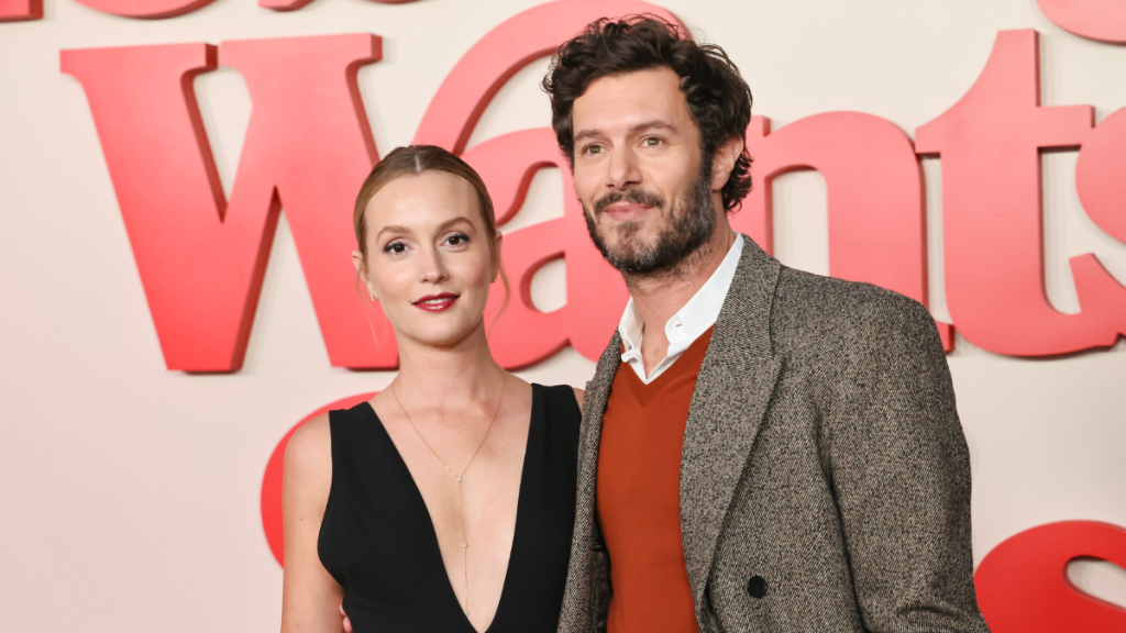 Leighton Meester and Adam Brody