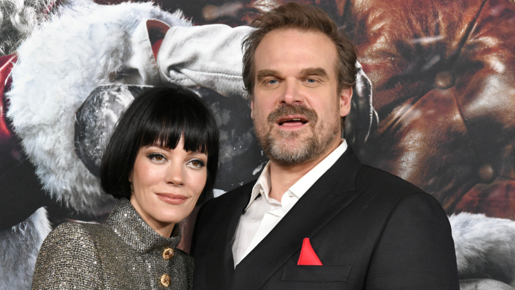 Lily Allen and David Harbour