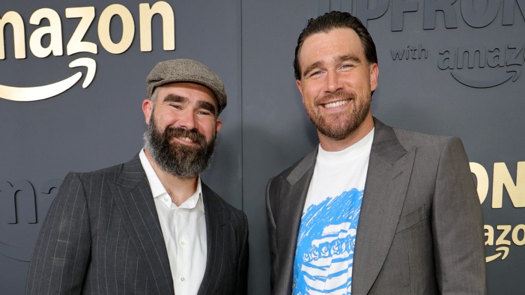 travis kelce jason kelce podcast