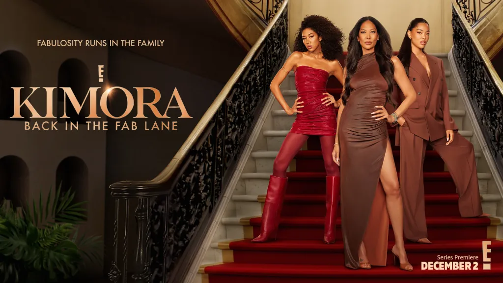 Kimora: Back in the Fab Lane poster, with Kimora, Ming, and Aoki Lee Simmons