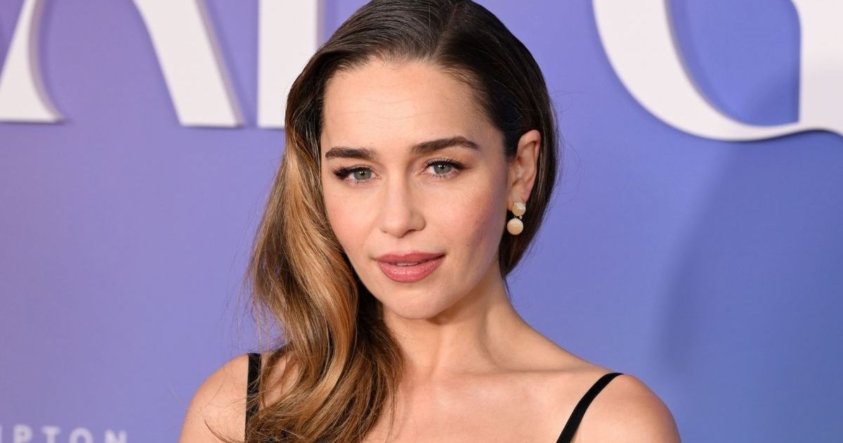 Emilia Clarke Wows in Sheer Lace Dress