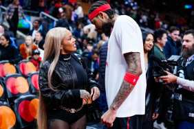 GloRilla Shows up Courtside in Flirty Micro Shorts & Sheer Tights