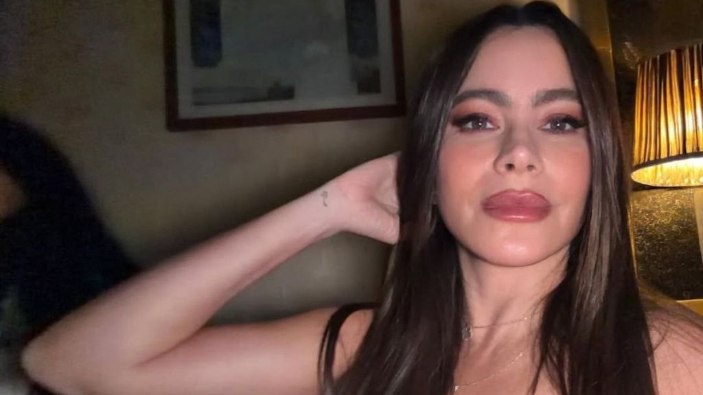 Photo: Sofia Vergara Is 'Effortlessly Charming' in Red Bustier Dress