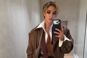 Kim Kardashian's Sheer Lace Stockings Demand a Double Take