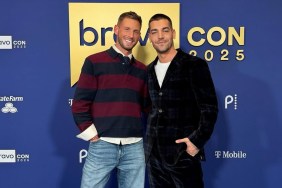 Matt Rogers and Fraser Olender on the red carpet at BravoCon 2025