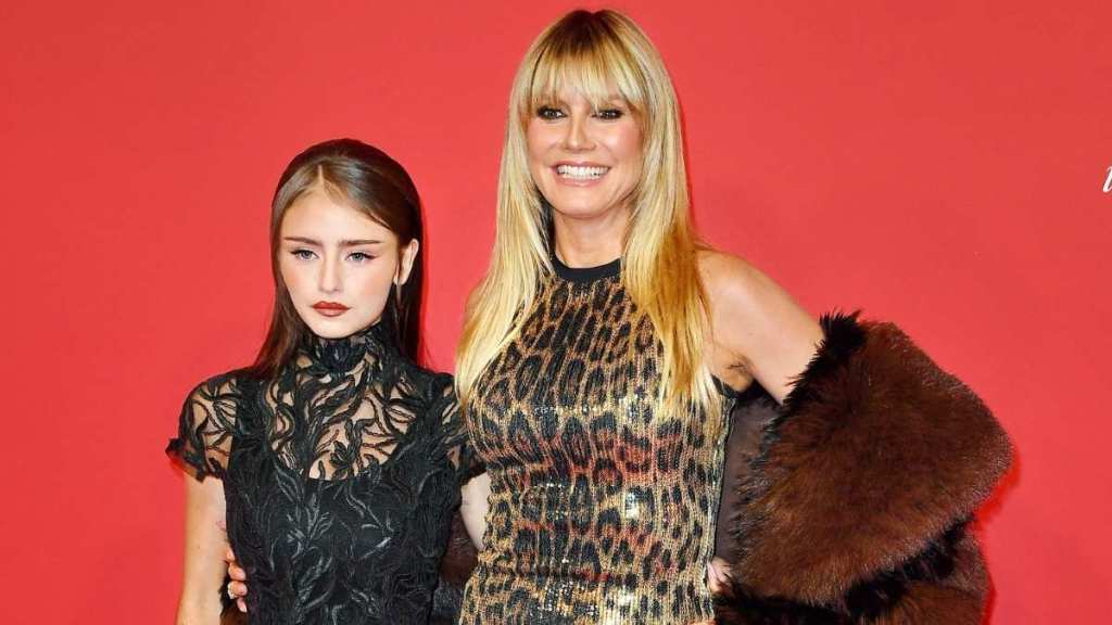 Heidi Klum Shows Wild Side in Minidress Video With Daughter in Bodysuit