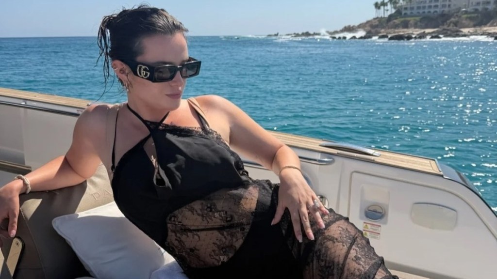 Bella Thorne's Sheer Lace Dress Demands Your Attention