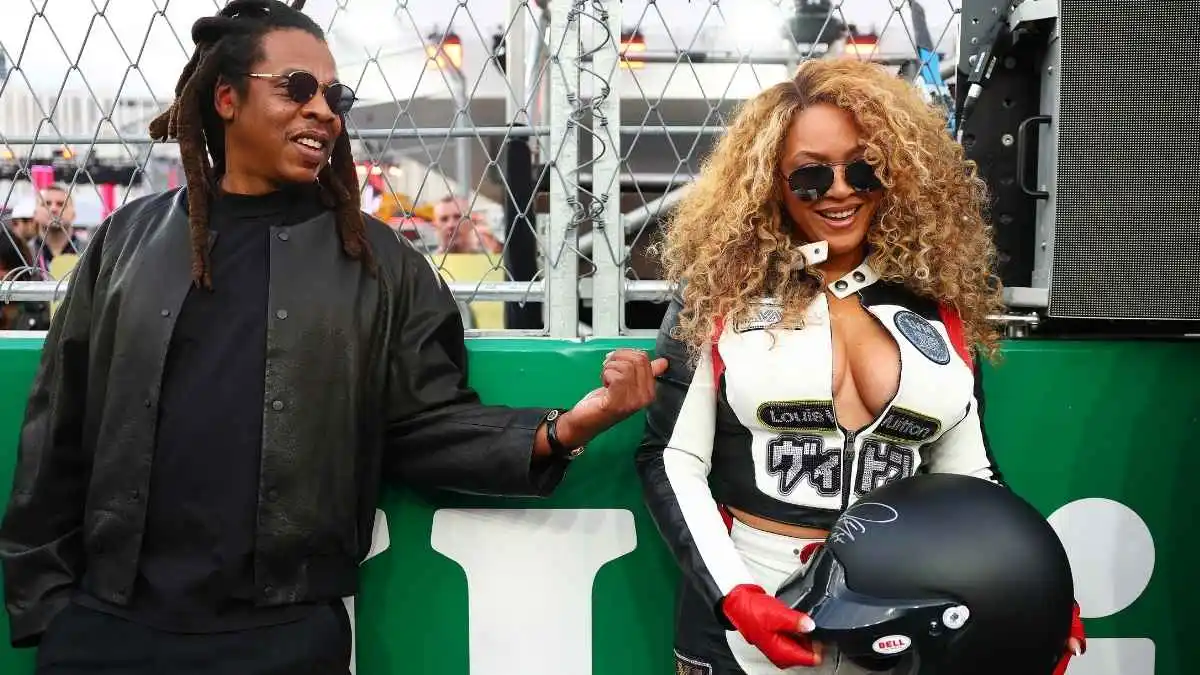 Beyonce’s Unzipped Leather Top in Photos From F1 Is So Her Style ...
