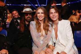 Billy Ray Cyrus, Elizabeth Hurley and Damian Hurley