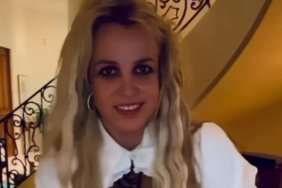 Britney Spears Flaunts Her Legs in White Dress
