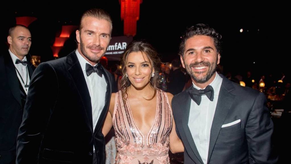 David Beckham, Eva Longoria and Jose