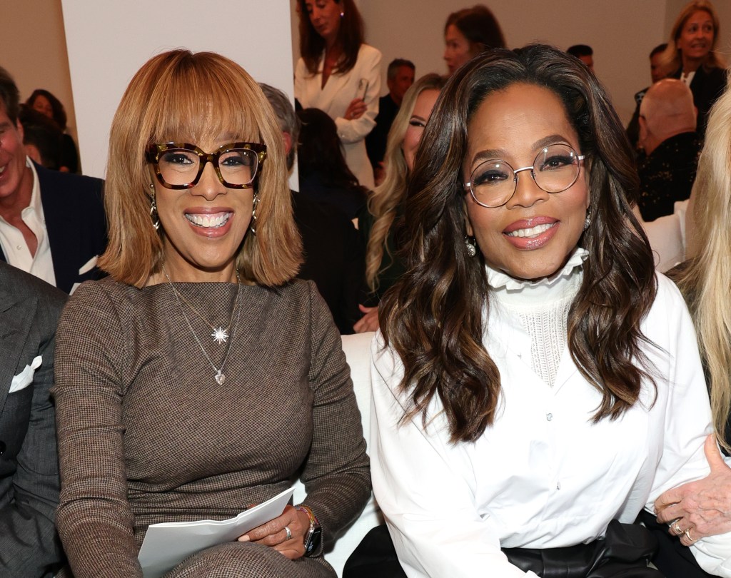 Gayle King and Oprah Winfrey  