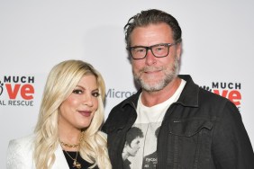 Tori Spelling with her ex Dean
