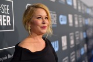 Christina Applegate in a black dress at the red carpet for the 25th Annual Critics' Choice Awards