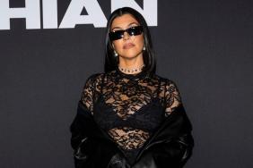 Photos: Kourtney Kardashian's LBD Is Playfully Cheeky