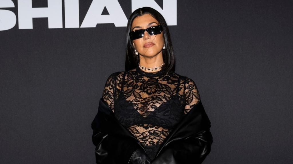 Photos: Kourtney Kardashian's LBD Is Playfully Cheeky