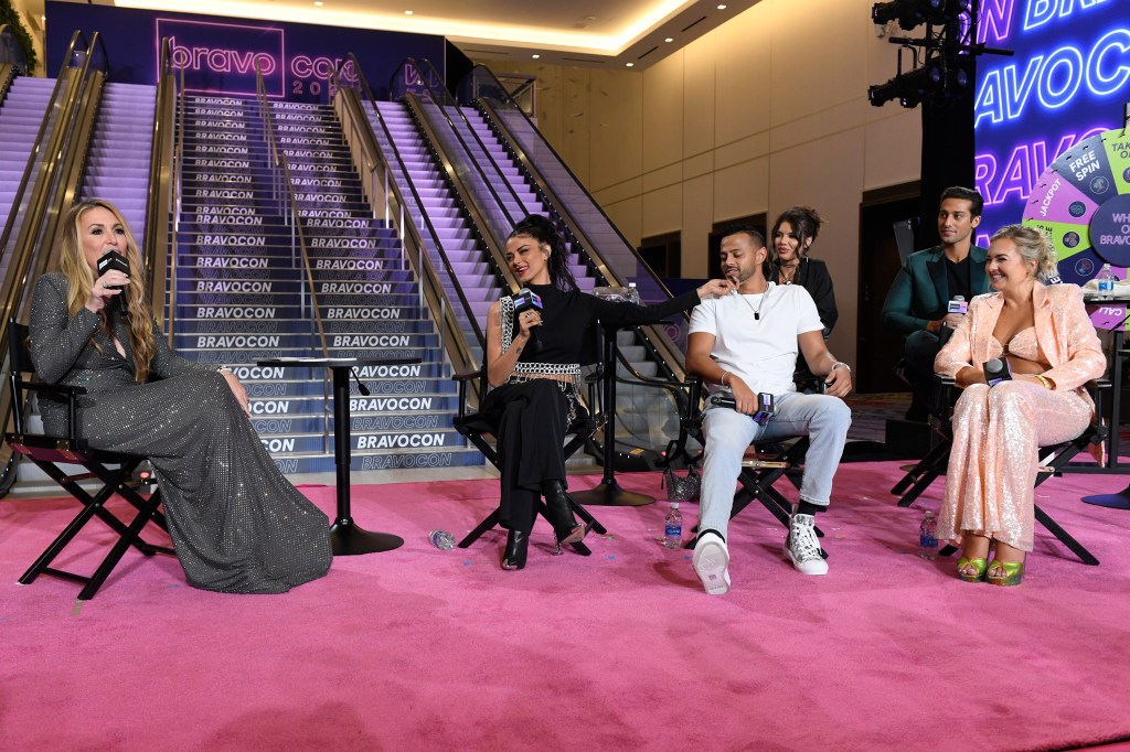 Kate Chastain, Golnesa "GG" Gharachedaghi, Grace Lilly, Brian Benni, Joe Bradley, Daisy Kelliher at BravoCon 2023