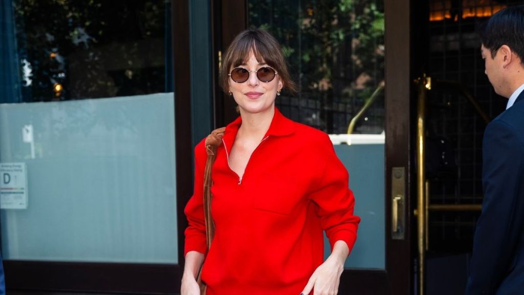 Photo: Dakota Johnson's Red Cutout Dress Look Is 'Divine'