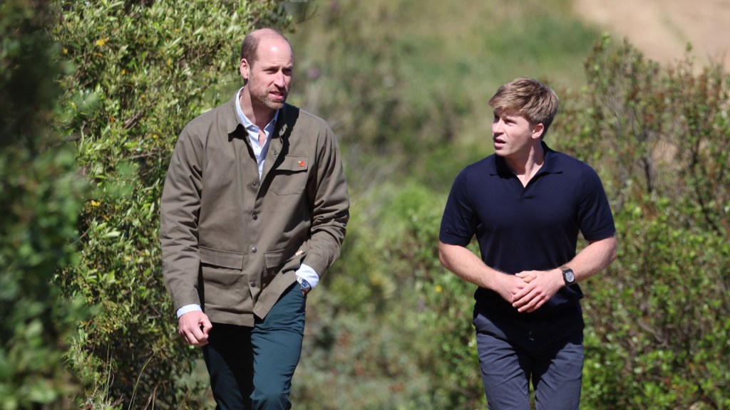 Prince William and Robert Irwin