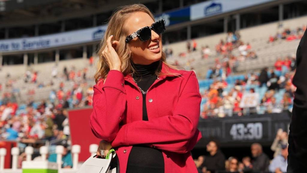 Brittany Mahomes Is the Ultimate WAG in Chiefs Minidress