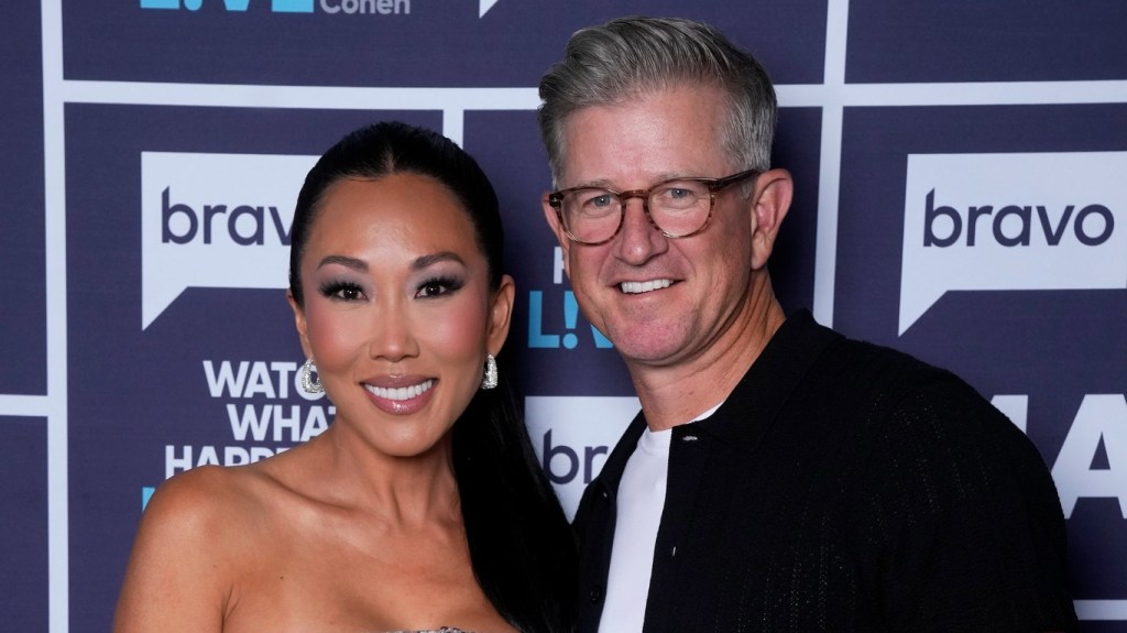 Matt and Katie Ginella back stage at Watch What Happens Live