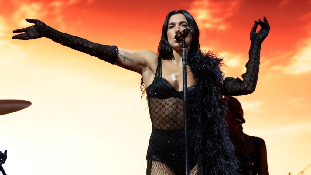 Dua Lipa's Corset Top With Bra Is Not for Everyone