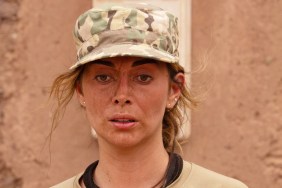Brianna "Chickenfry" LaPaglia in camouflage looking disheveled on Special Forces: World's Toughest Test