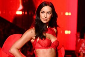 Irina Shayk & Mona Tougaard Are Besties in Lingerie & Tights