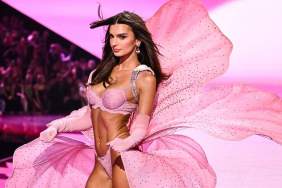 Emily Ratajkowski Is Holiday Season Ready in Red Lacy Lingerie