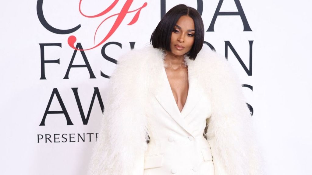 Ciara’s All-White Sergio Hudson Suit Redefines Power & Polish
