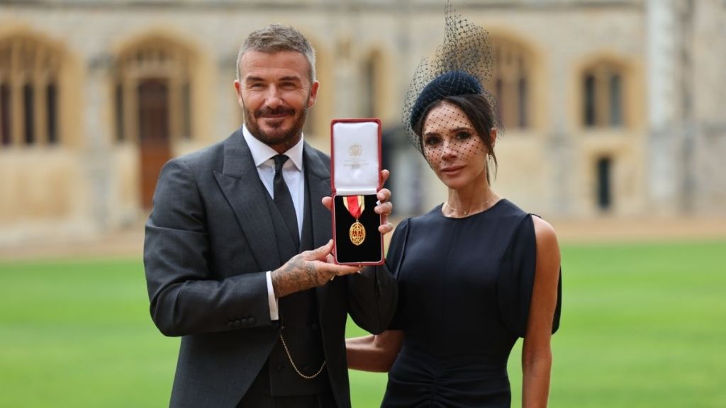 David Beckham Channels King Charles in Wife's First Tailored Men’s Suit