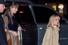 Taylor Swift & Sabrina Carpenter Keep It Chic for Girls' Night Out