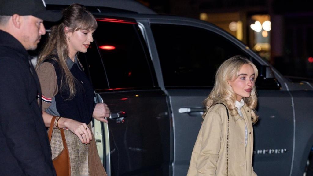 Taylor Swift & Sabrina Carpenter Keep It Chic for Girls' Night Out