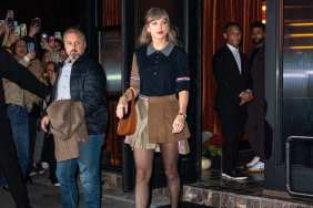 Taylor Swift Feels 'So High School' in Miniskirt Photos