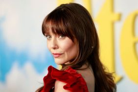 Elizabeth Olsen’s Miu Miu Dress’s Sleeves Totally Ruin the Look