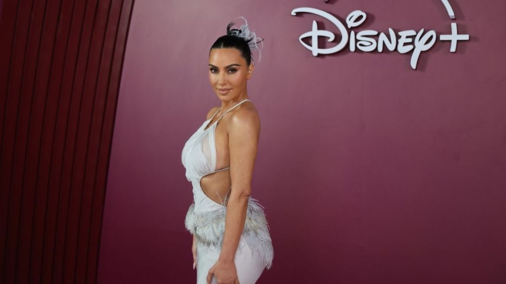 Kim Kardashian's Backless Cutout Gown Uses Antique Feathers