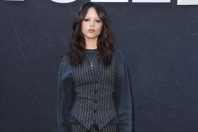 Jenna Ortega Pairs Stunning Pinstriped Suit With Unexpected Layer