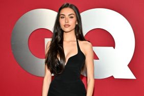 Madison Beer's High Slit Dress Is Held up by a Single Strap