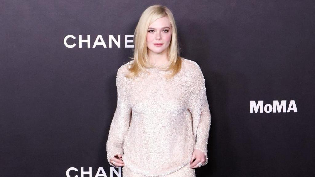 Elle Fanning's Sparkly Chanel Set Is All About the Sequins