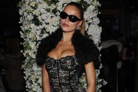 Brooks Nader Belongs in Slytherin With This Snakeskin Look