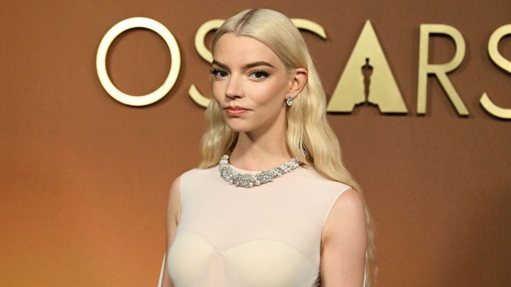 Anya Taylor-Joy Channels Kim Kardashian in Sheer Corset Gown